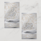 Moderne, minimale witte, eenvoudige professional visitekaartje (Voorkant / Achterkant)