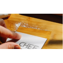 Moderne, minimale witte, zilver met reliëfdruk