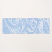 Moderne minimale zachte blauwe plekken yogamat (Achterkant (horizontaal))