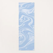 Moderne minimale zachte blauwe plekken yogamat (Voorkant)
