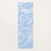 Moderne minimale zachte blauwe plekken yogamat (Achterkant)