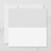 Moderne minimale zachte troep - Foto Bedankkaart (Achterkant)