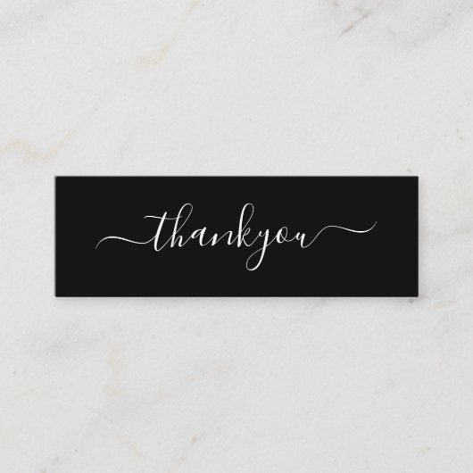 Moderne minimale zakelijke dank voor het invoegen  contactkaartje (Voorkant)