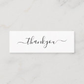 Moderne minimale zakelijke dank voor het invoegen  contactkaartje (Voorkant)