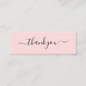 Moderne minimale zakelijke dank voor het invoegen  mini visitekaartje (Voorkant)