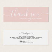 Moderne minimale zakelijke dank voor het invoegen  mini visitekaartjes (Voorkant /achterkant)