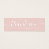 Moderne minimale zakelijke dank voor het invoegen  mini visitekaartjes (Voorkant)