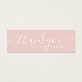 Moderne minimale zakelijke dank voor het invoegen  mini visitekaartjes