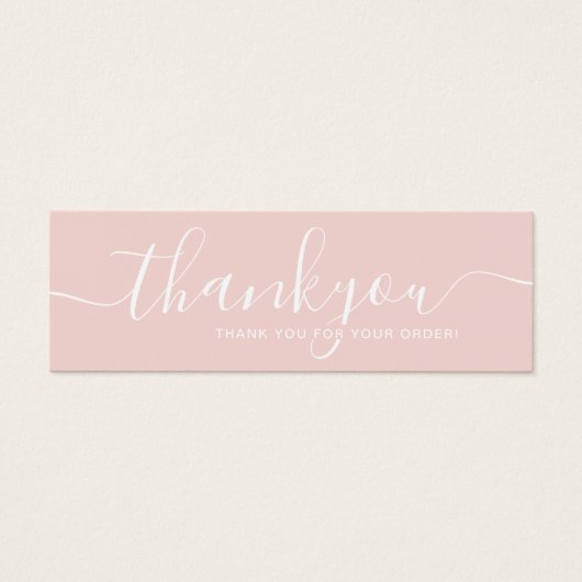 Moderne minimale zakelijke dank voor het invoegen  mini visitekaartjes (Voorkant)