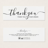 Moderne minimale zakelijke dank voor het invoegen mini visitekaartjes (Voorkant /achterkant)