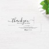 Moderne minimale zakelijke dank voor het invoegen mini visitekaartjes (Bureau)