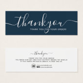 Moderne minimale zakelijke dank voor het invoegen  mini visitekaartjes (Voorkant /achterkant)