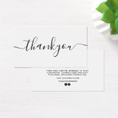 Moderne minimale zakelijke dank voor het invoegen visitekaartje (Bureau)