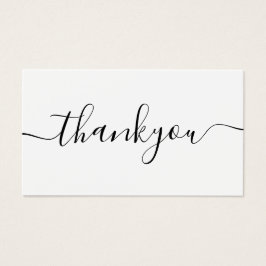 Moderne minimale zakelijke dank voor het invoegen  visitekaartje