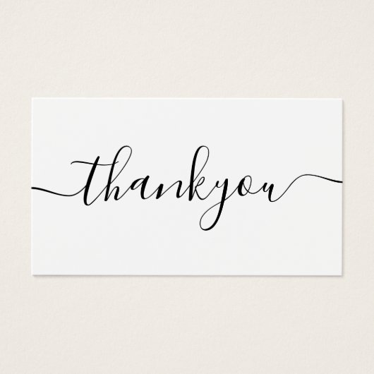 Moderne minimale zakelijke dank voor het invoegen visitekaartje (Voorkant)