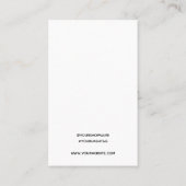 Moderne minimale zakelijke dank voor het invoegen visitekaartje (Achterkant)