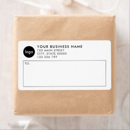 Moderne minimale zakelijke Logo Etiket