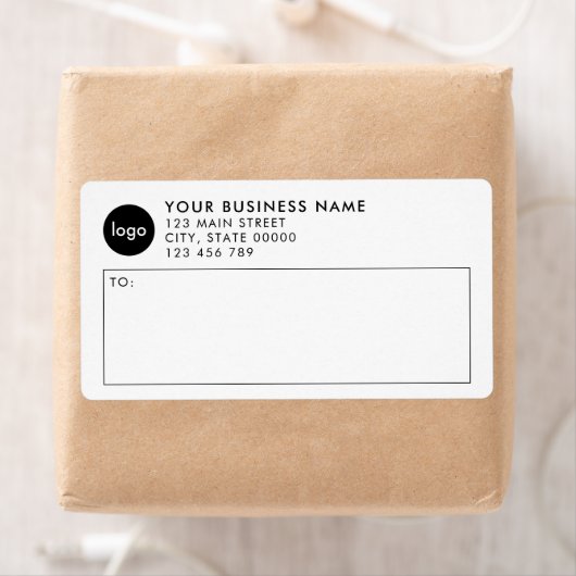 Moderne minimale zakelijke Logo Etiket (Insitu)