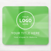 Moderne minimale zakelijke Logo Muismat (Voorkant)