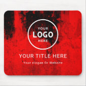 Moderne minimale zakelijke Logo Muismat (Voorkant)