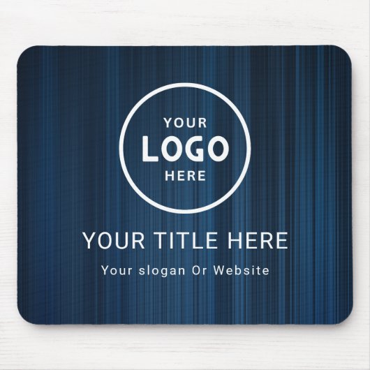 Moderne minimale zakelijke Logo Muismat (Voorkant)