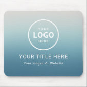 Moderne minimale zakelijke Logo Muismat (Voorkant)