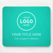 Moderne minimale zakelijke Logo Muismat (Voorkant)