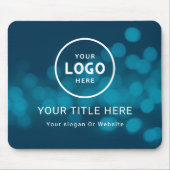 Moderne minimale zakelijke Logo Muismat (Voorkant)