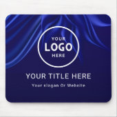 Moderne minimale zakelijke Logo Muismat (Voorkant)