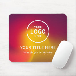 Moderne minimale zakelijke Logo Muismat