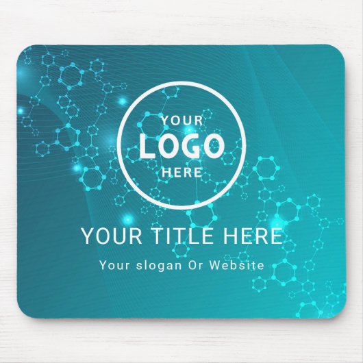 Moderne minimale zakelijke Logo Muismat (Voorkant)