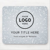 Moderne minimale zakelijke Logo Muismat (Voorkant)