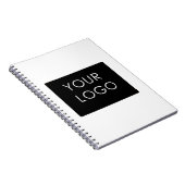 Moderne, minimale zakelijke Logo Notitieboek (Rechterzijde)