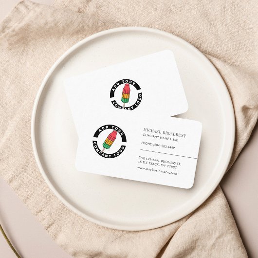 Moderne, minimale zakelijke Logo Professional Visitekaartje