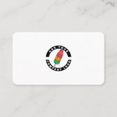 Moderne, minimale zakelijke Logo Professional Visitekaartje (Achterkant)