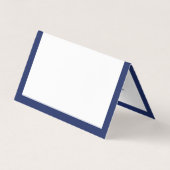 Moderne, minimale zeemachtsgrens visitekaartje (Achterkant)