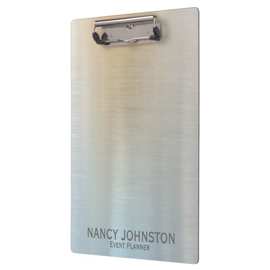 Moderne, minimale zilverreflectie klembord (Links)