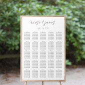 Moderne Minimale Zitkaart van het Manuscript XL Poster