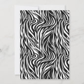 Moderne minimale zwart-wit 30e verjaardag kaart (Achterkant)