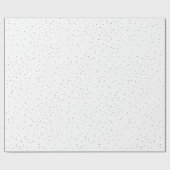 Moderne minimale zwarte en witte onvolmaakte Stipp Cadeaupapier (Vlak)