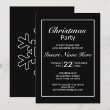 Moderne, minimale zwarte kerst