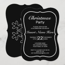 Moderne, minimale zwarte kerst