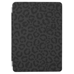 Moderne, minimale zwarte luipaard afdrukken iPad air cover