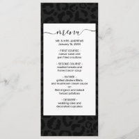 Moderne, minimale zwarte luipaard afdrukken