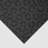 Moderne, minimale zwarte luipaard afdrukken tissuepapier (Detail)