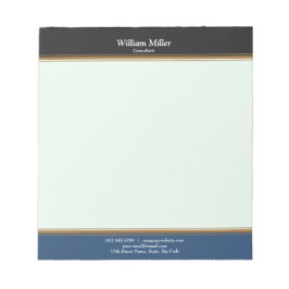 Moderne, minimale zwarte strepen notitieblok