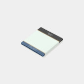 Moderne, minimale zwarte strepen post-it® notes (Schuin)