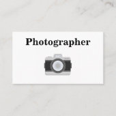 Moderne, minimale zwarte & witte bloedtypografie B Visitekaartje (Voorkant)