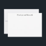 Moderne, minimale zwarte witte, klassieke typograf bedankkaart<br><div class="desc">Moderne,  minimale zwarte witte,  klassieke typografie Hartelijk dank</div>