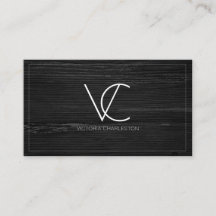 Moderne minimale zwarte wood